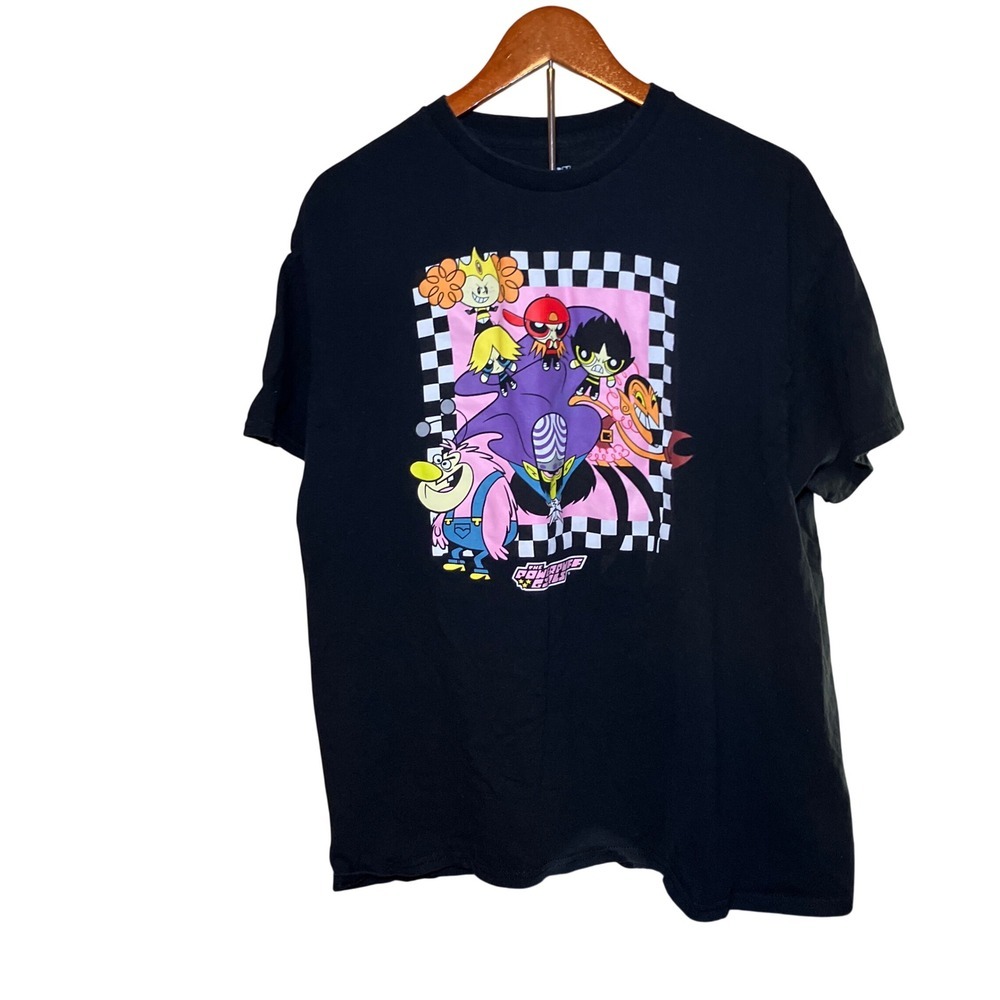 Cartoon Network Powerpuff Girls XL Villains T-Shirt Unisex Black  Mojo Jojo